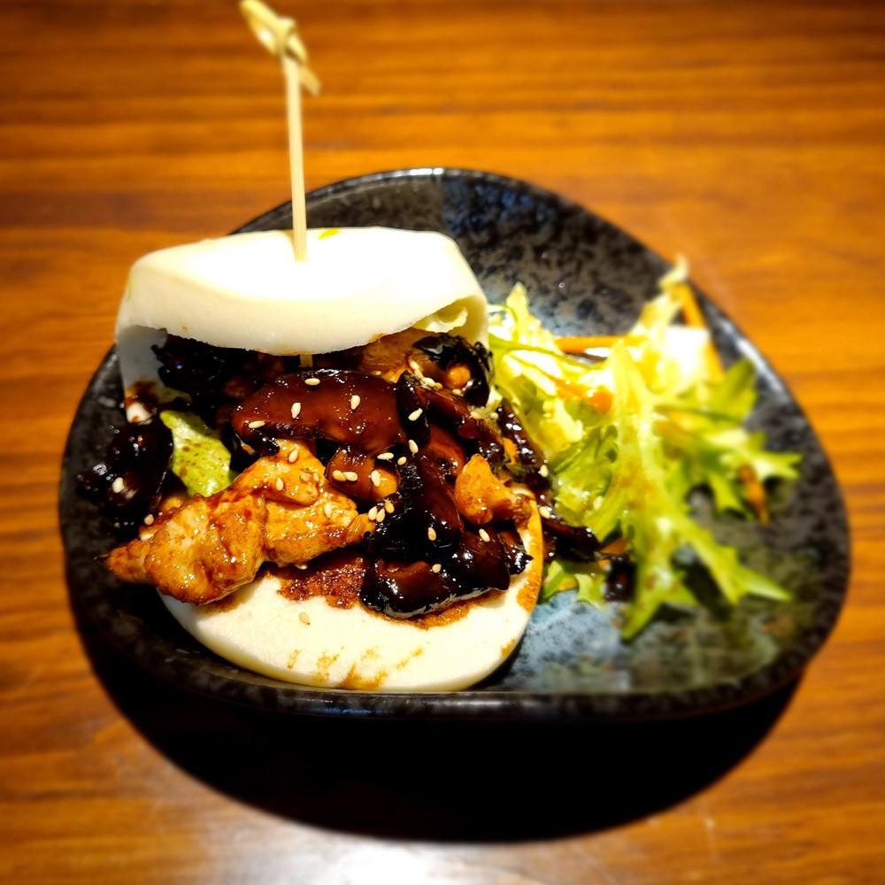 Pollo en salsa teriyaki