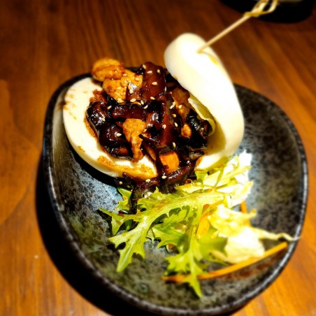 Pollo en salsa teriyaki