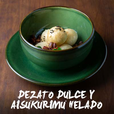 DEZATO DULCE Y AISUKURIMU HELADO